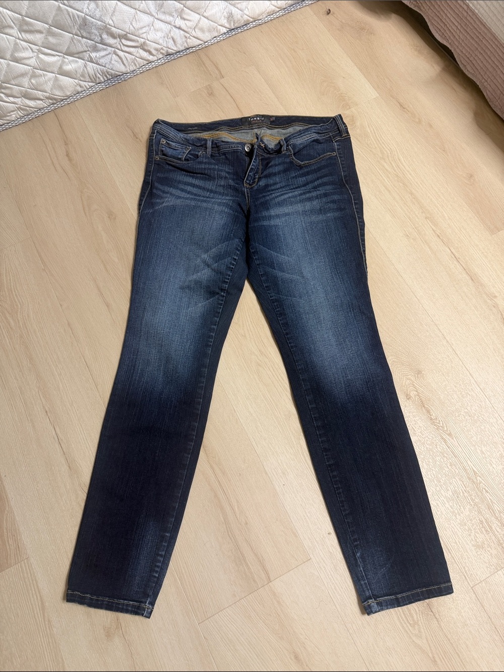 torrid Dark Blue Skinny Jeans